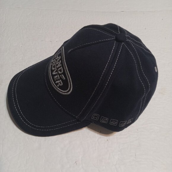 Land Rover OSFA Embroidered Hat/Cap Unisex Navy Blue/Silver - Picture 3 of 9